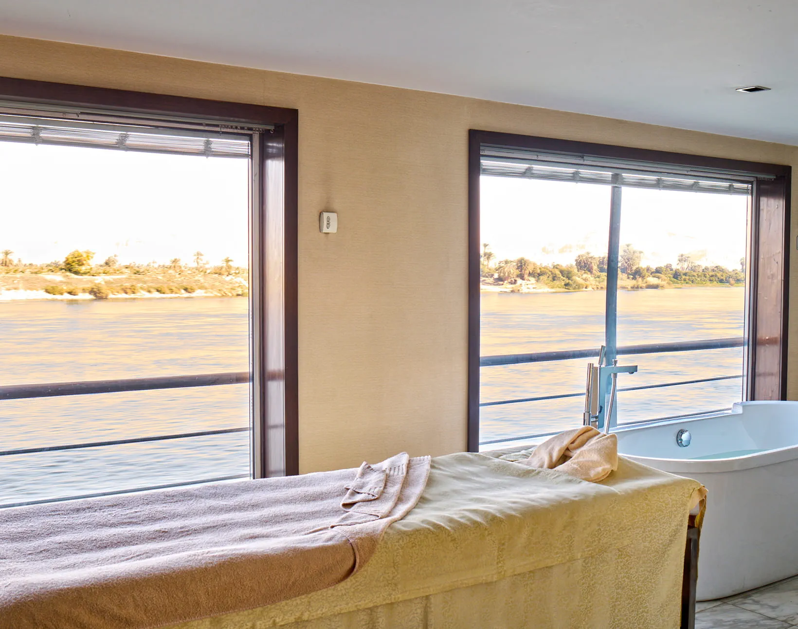 Massage aboard the The Oberoi Philae, Luxury Nile Cruiser Nile cruise